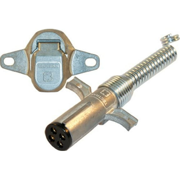 4 Way Plug With Spring Guard (Pack of 1)