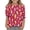 Red, variant on Grblisyd Girls T Shirts Kids Casual 3/4 Sleeve Cute Animal Print Crewneck Tops Fashion Tees 10-12 Years