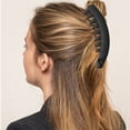 thumbnail image 4 of Elegant Black Curved Hair Clip With Teeth For Secure Hold And Versatile Styling For Everyday Wear And Cute Hair Hair Clips for Girls Clip Thick Hair Hair Clip for Long Hair Banana Clips Hair, 4 of 5