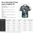 thumbnail image 3 of Picia Cute Koi Fish Serenity Gentle Cotton Regular Fit Short Sleeve Casual Hawaiian Shirt for Men-Small, 3 of 8
