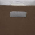 thumbnail image 2 of Polyester Cube Solid Bark Brown Square Brown Fabric With Handles 11x11x11, 2 of 3