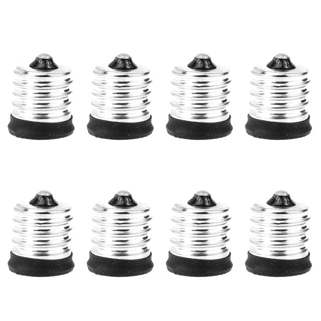 piezas de adaptadores de conversión de portalámparas, convertidores de portalámparas (E17 a E14)