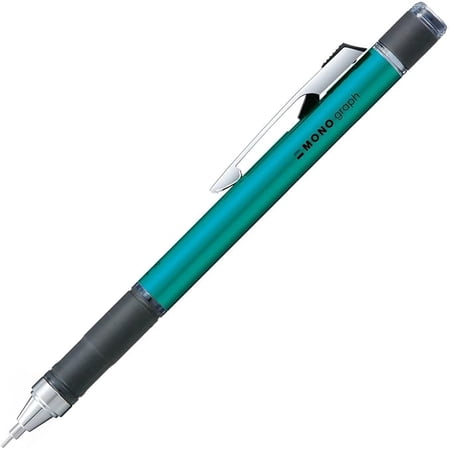 Tombow Mechacical Pencil 0.5mm Mono Graph Grip, Shine Turquoise (DPA-141C)