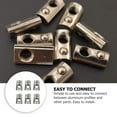 thumbnail image 3 of AURARMLET 100Pcs Hammer Shaped T Slot Nut for Positioning in Construction Projects 0.6x0.35x0.35in, 3 of 8