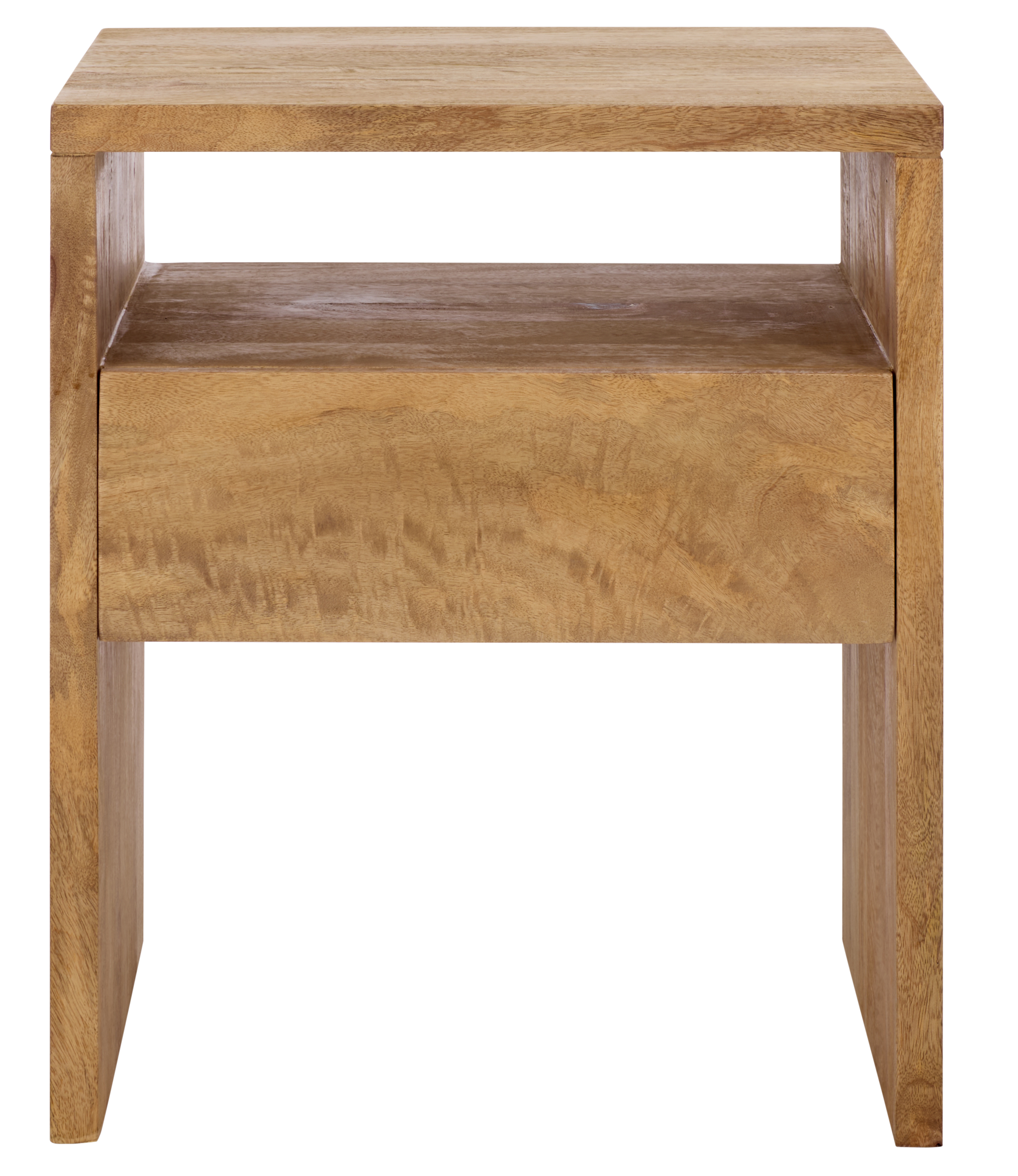 Safavieh Alonzo Modern Mango Wood Night Stands, Light Mango Wood