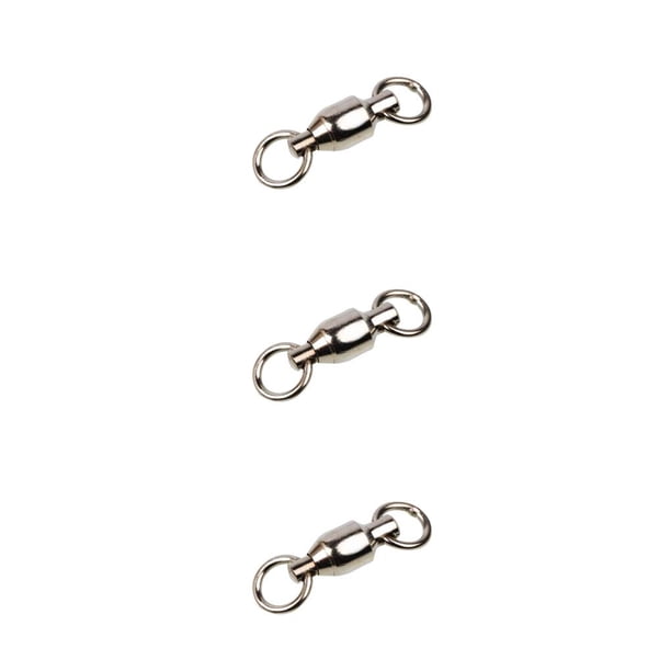 Greeniant 30 Uds. Conectores giratorios de pesca de cobre, rodamiento de bolas giratorio portátil reutilizable, herramientas de captura de peces que se Type1 NO1 Greeniant CBP016352