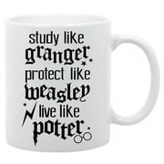 Study Like Granger Protect Like Measley funny coffe mug harry potter 11oz