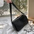 thumbnail image 5 of Fashion Shining Chain Rhinestone Crossbody Bags Shoulder Bags Handbags Storage Totes SILVER, 5 of 8