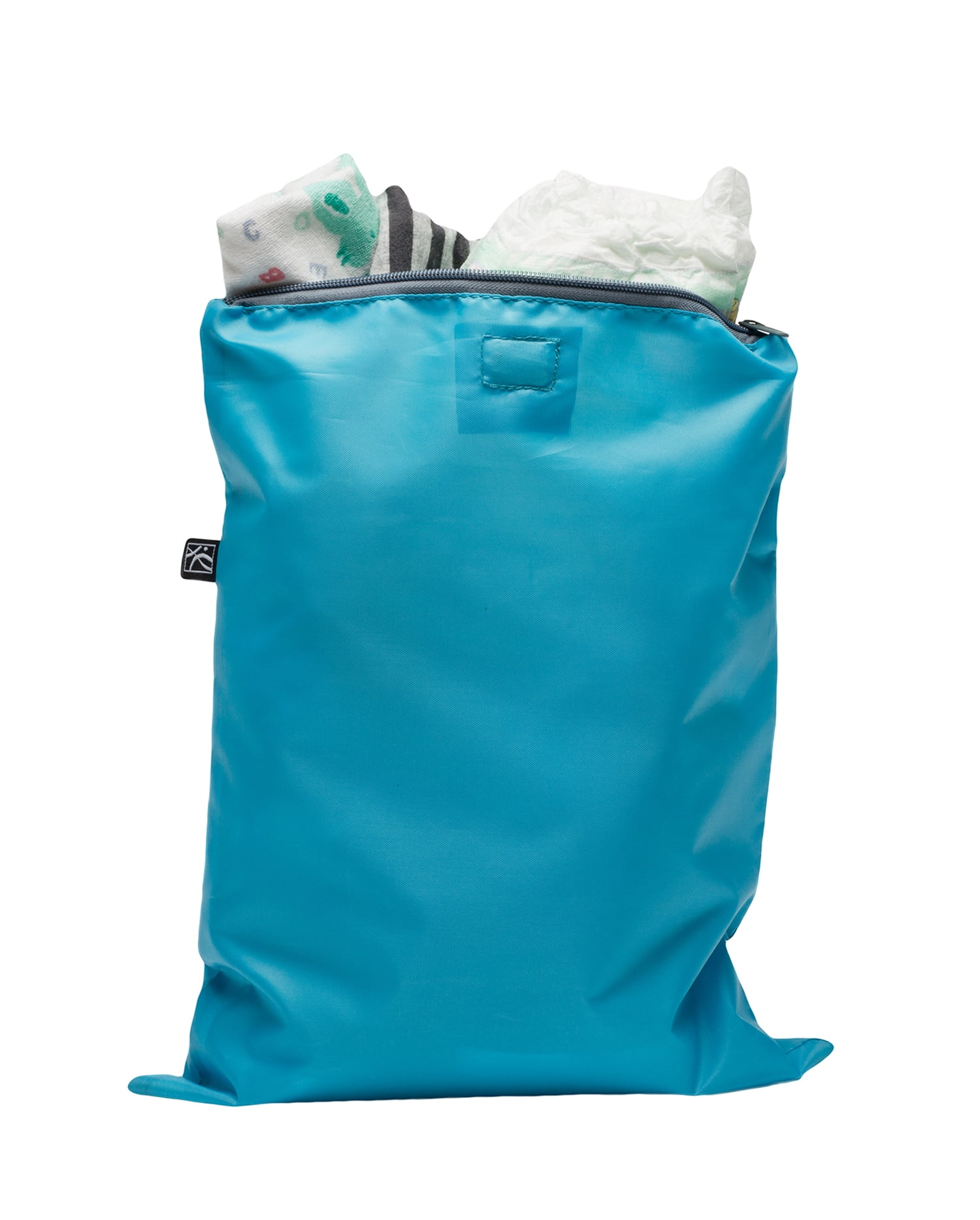 J.L. Childress Wet-to-Go Portable Wet and Dry Bags - Waterproof and Leakproof - Teal/Grey