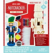 Works of Ahhh Holiday Craft Set - Nutcracker Toymaker Wood Paint Kit