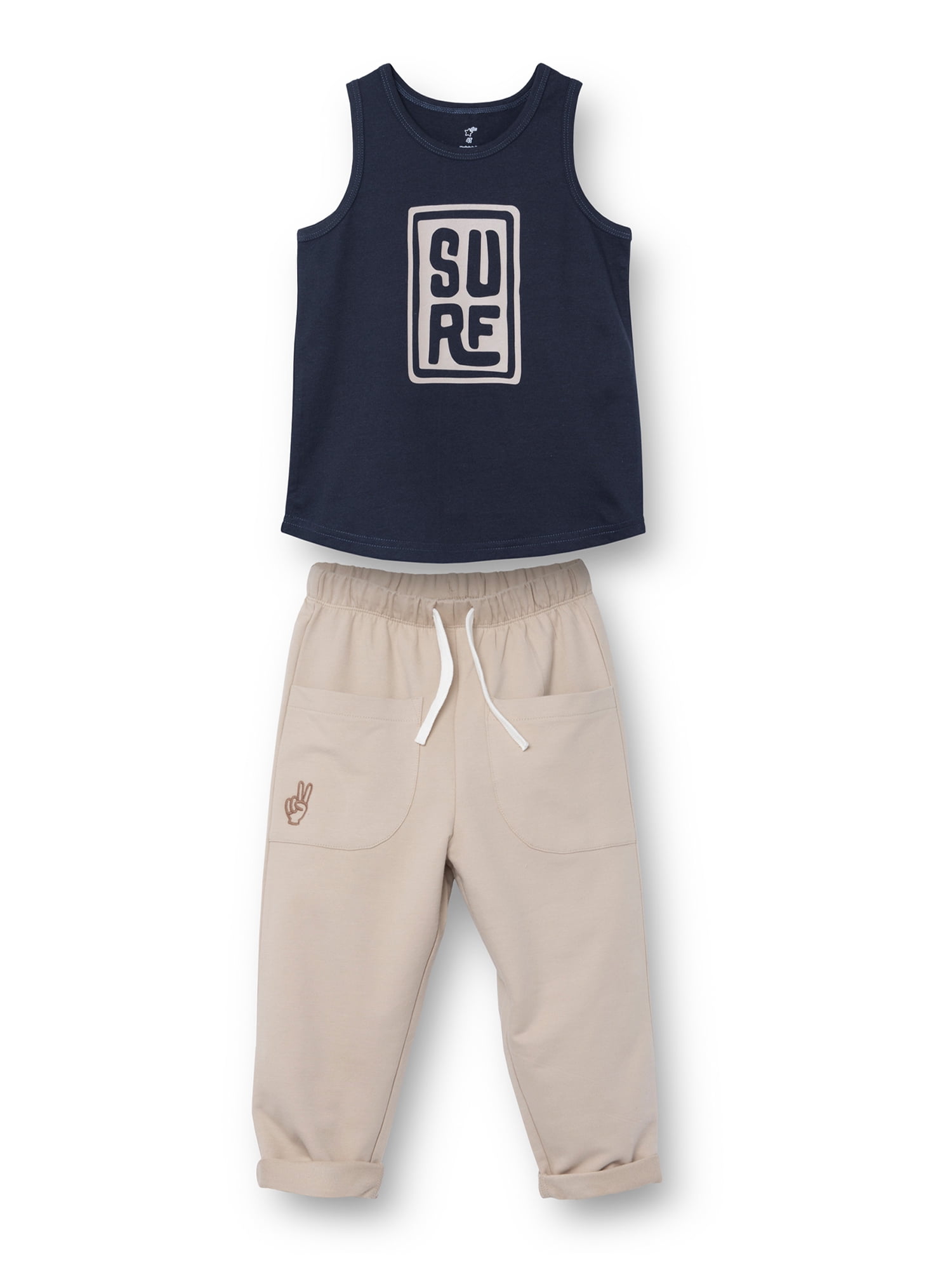 Little Star 100% Organic Cotton 4-Piece Boys Outfit Set