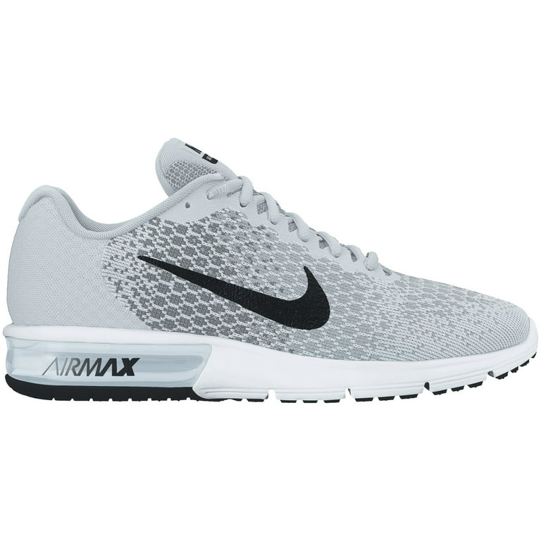 Villano Encogerse de hombros Antídoto Nike Men's Air Max Sequent 2 Running Shoes - White/Grey - 9.5 - Walmart.com
