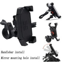 Motorcycle Phone Holder For Kawasaki Z125 Pro on Blackline Breakout Cross Bones Dyna