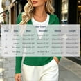 thumbnail image 7 of ClodeEU Women's Full Zip Hooded Long Sleeve Jacket with Drawstring, Casual Slim Fit Outerwear ,Women's S-XXL, 7 of 7