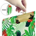 thumbnail image 3 of FMSHPON Tropical Clipboard Hardboard Wood Nursing Clip Board and Pull for Standard A4 Letter 13x9 inches, 3 of 7