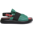 thumbnail image 2 of JUSTINREESS Esme Women's Side Buckle Open Toe Sandal In Green Size 8.5, 2 of 6