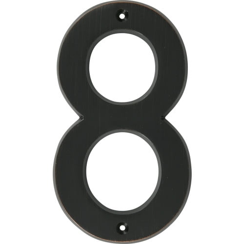 Hillman 844628 Distinctions House Number 8 Old World Bronze (6")