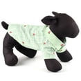 thumbnail image 2 of The Worthy Dog Embroidered Watermelon Stripe Seersucker Button Up Look Pet Shirt, 2 of 3