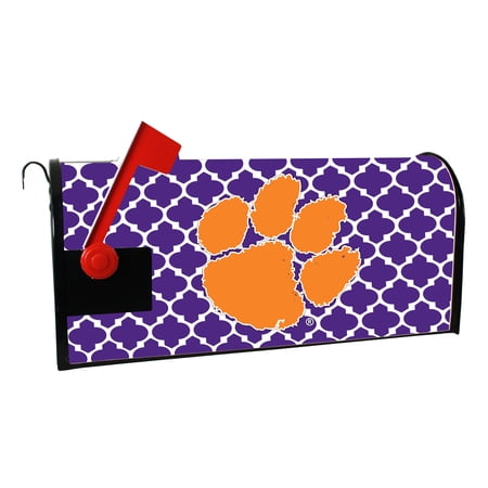 Clemson Tigers Mailbox Cover Clemson University Magnetic Mail Box Cover Moroccan Design