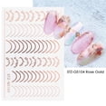 thumbnail image 2 of Soidarity 6 hojas de pegatinas autoadhesivas para uñas decoración de manicura DIY, 2 of 6