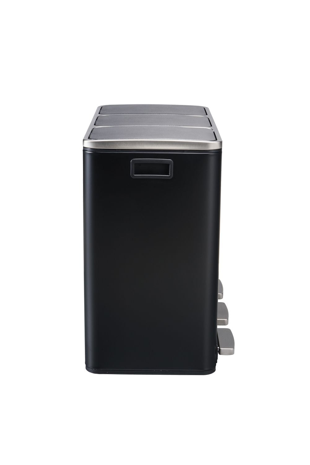 The Step N' Sort 3 x 18L, Triple Compartment Trash and Recycling Bin