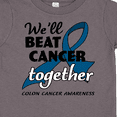 thumbnail image 4 of Inktastic We'll Beat Cancer Together- Colon Cancer Awareness Boys or Girls Toddler T-Shirt, 4 of 5