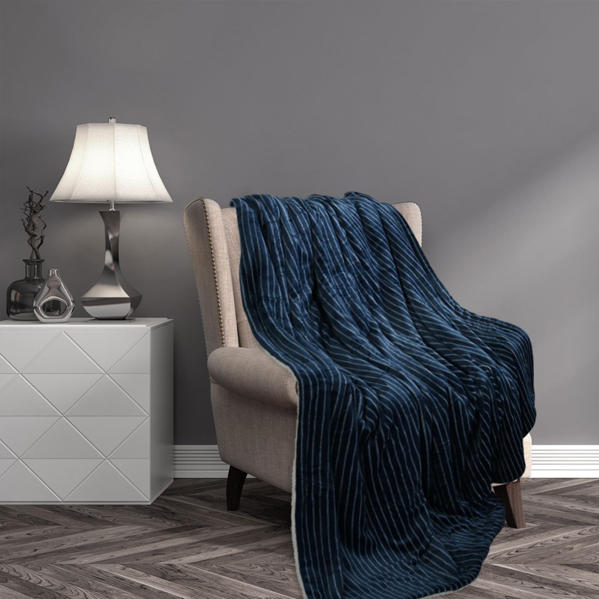 Super Soft Warm Thick Reversible Flannel Fleece Blanket Bed Blankets