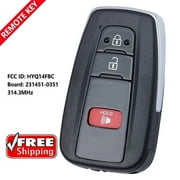 Replacement for Toyota Prius 2016 -2021 Smart Remote Key Fob 231451-0351G