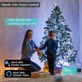 thumbnail image 5 of RGB Christmas Lights, 164ft 498 LED Smart String Lights App Controlled, Dimmable Color Changing Christmas Lights, Xmas Tree Lights Work with Alexa & Google Home, 5 of 15