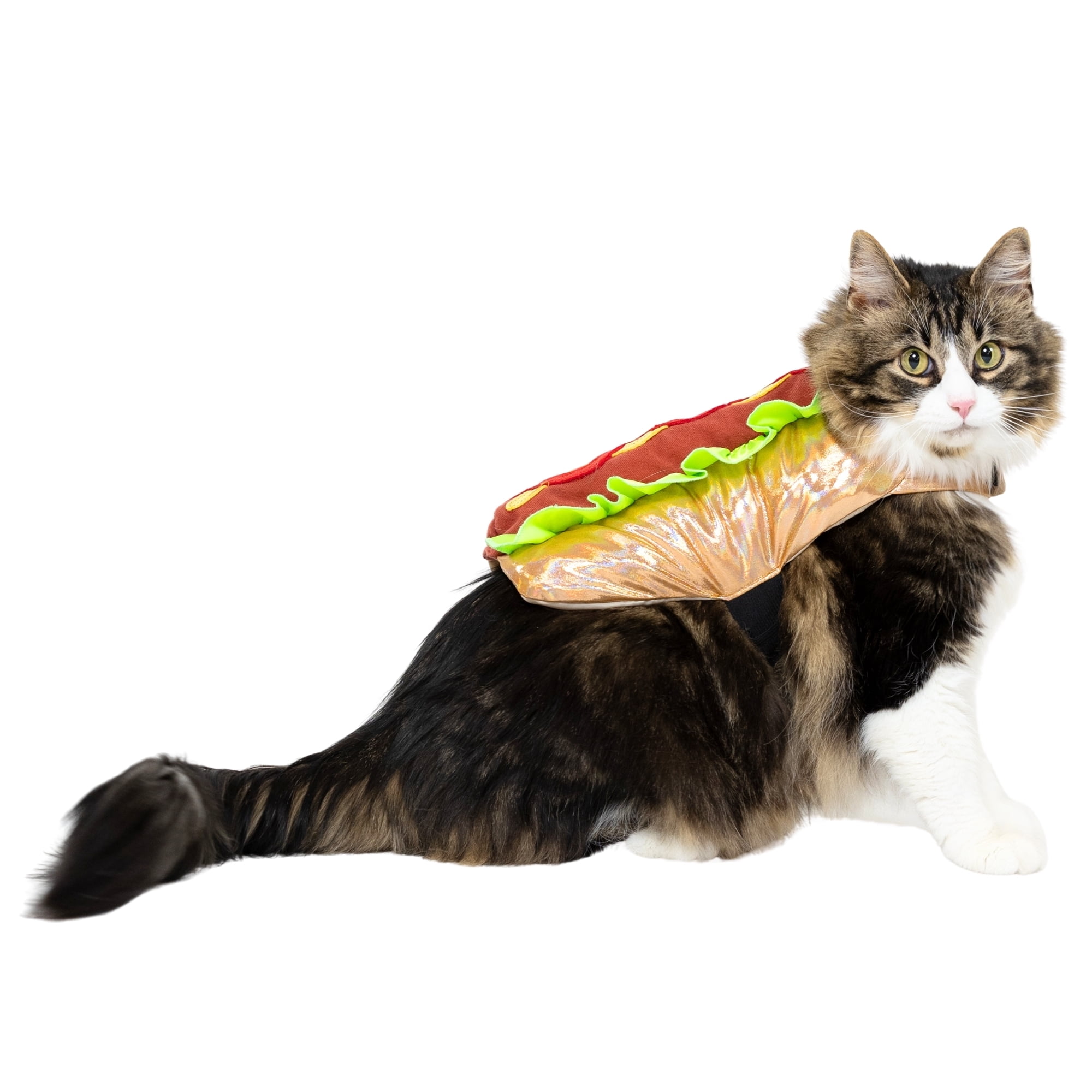 Vibrant Life Halloween Hot Dog Costume for Dogs and Cats, Multicolor, XS