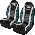 thumbnail image 6 of KUIFORTI Dog Paws Car Seat Cover 4 PCS ,Car Front Seats and Rear Bench Cove Universal Vehicle Seats Cushion Pad Mat Automotive Interior Protection Accessories, 6 of 7