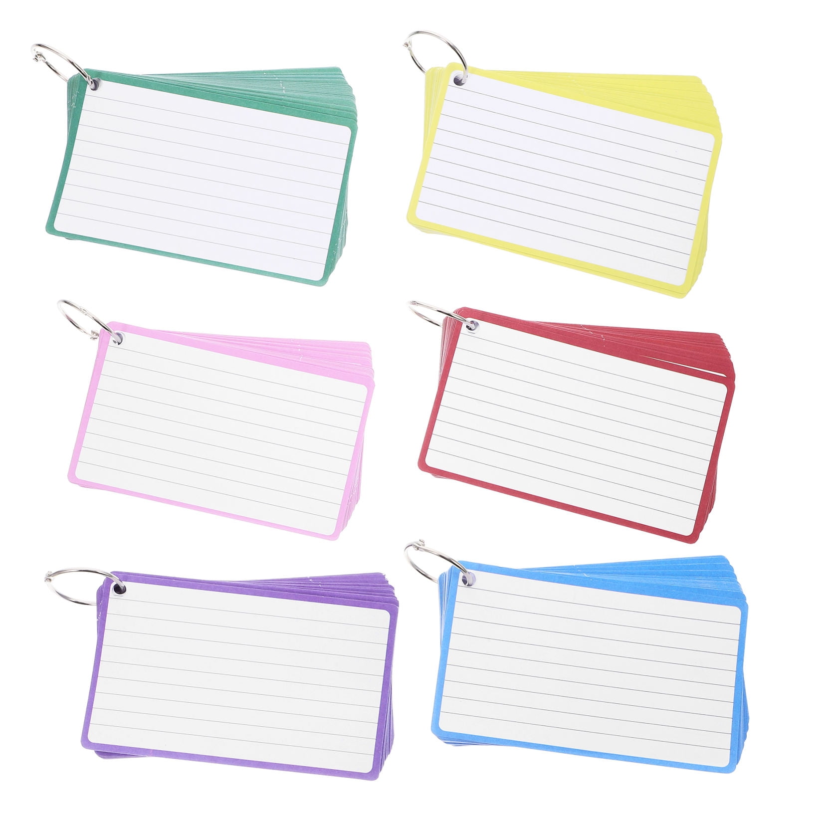 FRCOLOR  6 Books Mini Index Card Note Pad Notepad Word Cards