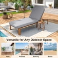 thumbnail image 4 of Chaise Longue d'Extérieur Réglable Chaise de Patio d'Extérieur Inclinable Chaise de Piscine avec Dossier Réglable pour Patio, au Bord de la Piscine Ou Plage, 4 of 5