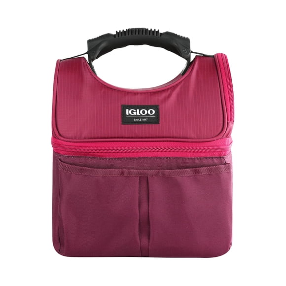 Nevera Igloo Red Gripper 9 Essentials con 2 compartimentos