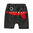 thumbnail image 2 of Fshinging Toddler Boys Summer Shorts Baby Kid Cute Cartoon Shark Tongue Harem Short Pants Athletic Bottoms Size 2-3 Years, 2 of 7