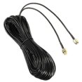 thumbnail image 2 of 20M SMA Male to Female Coaxial Extension Cable for WiFi Router Antenna, Copper, 2 of 5