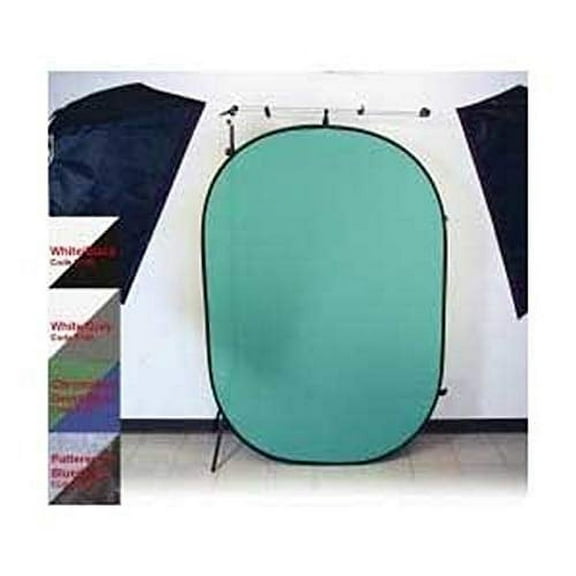 ProMaster Solid Pop-Up Background 6'x7' - Chromakey Green/Blue 2 - Sided, (Model 2153)