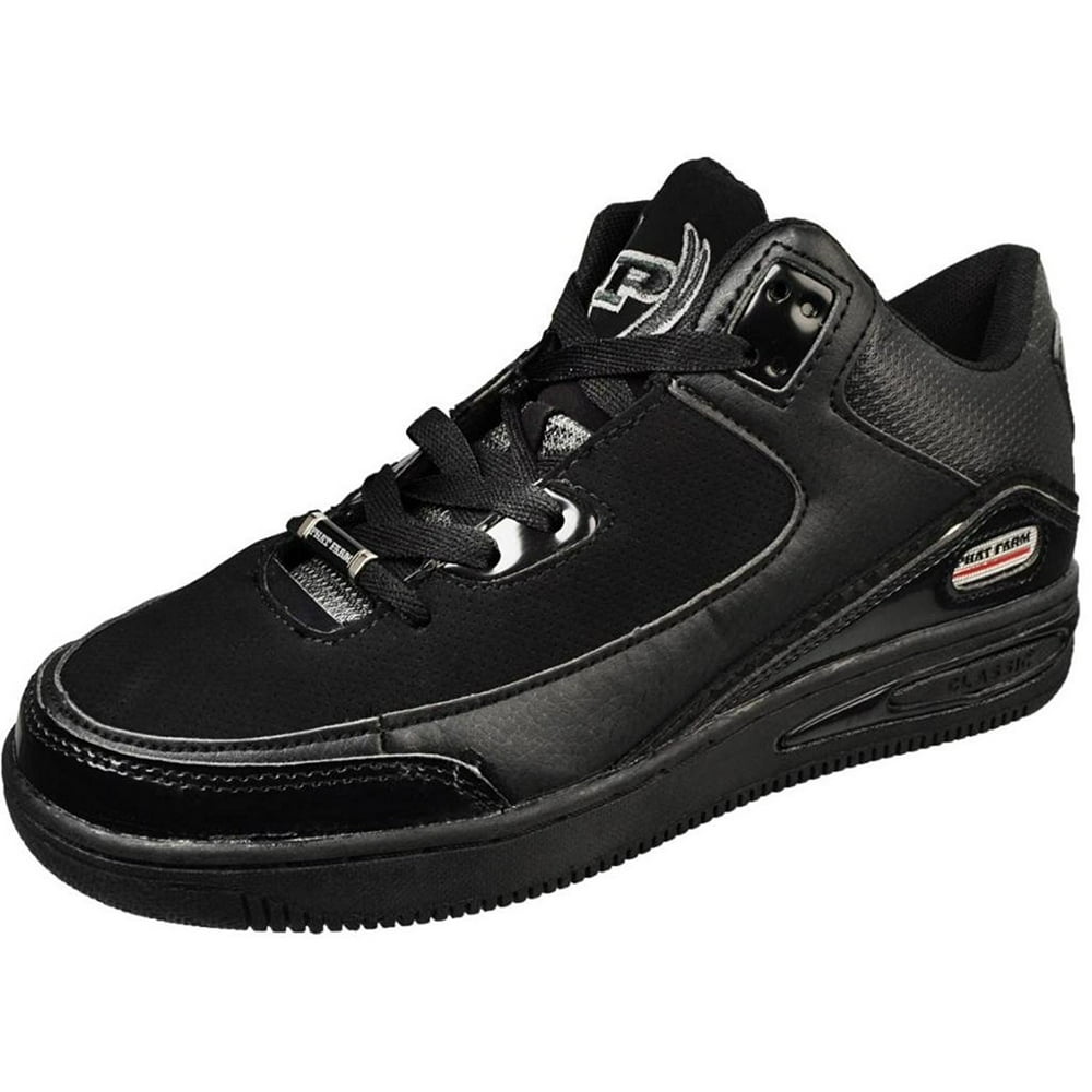 Phat Farm Phat Farm Men's Clayson Athletic Sneakers (8, Black/Mono