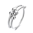 thumbnail image 1 of Anillos giratorios de cuentas para mujer, anillo giratorio de bobina única, anillo de cuentas antiestrés y ansiedad, anillo de apertura de la paz, joyería, 1 of 5