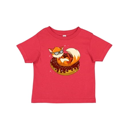 

Inktastic Fox Funny Donut Lover Gift Baby Boy or Baby Girl T-Shirt