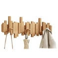 thumbnail image 1 of Trä Piano Klädställ Väggmonterat Klädställ Multifunktionell Vikbar Hängare Estetisk Rum Dekoration Beech, 1 of 5