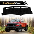 thumbnail image 3 of Unique Bargains Dash Cover for Chevrolet Silverado 1500 1999-2006 Dash Board Mat Non-Slip Dash Cover Mat with Pattern Flannel Center Console Dashboard Cover Pad Black, 3 of 6