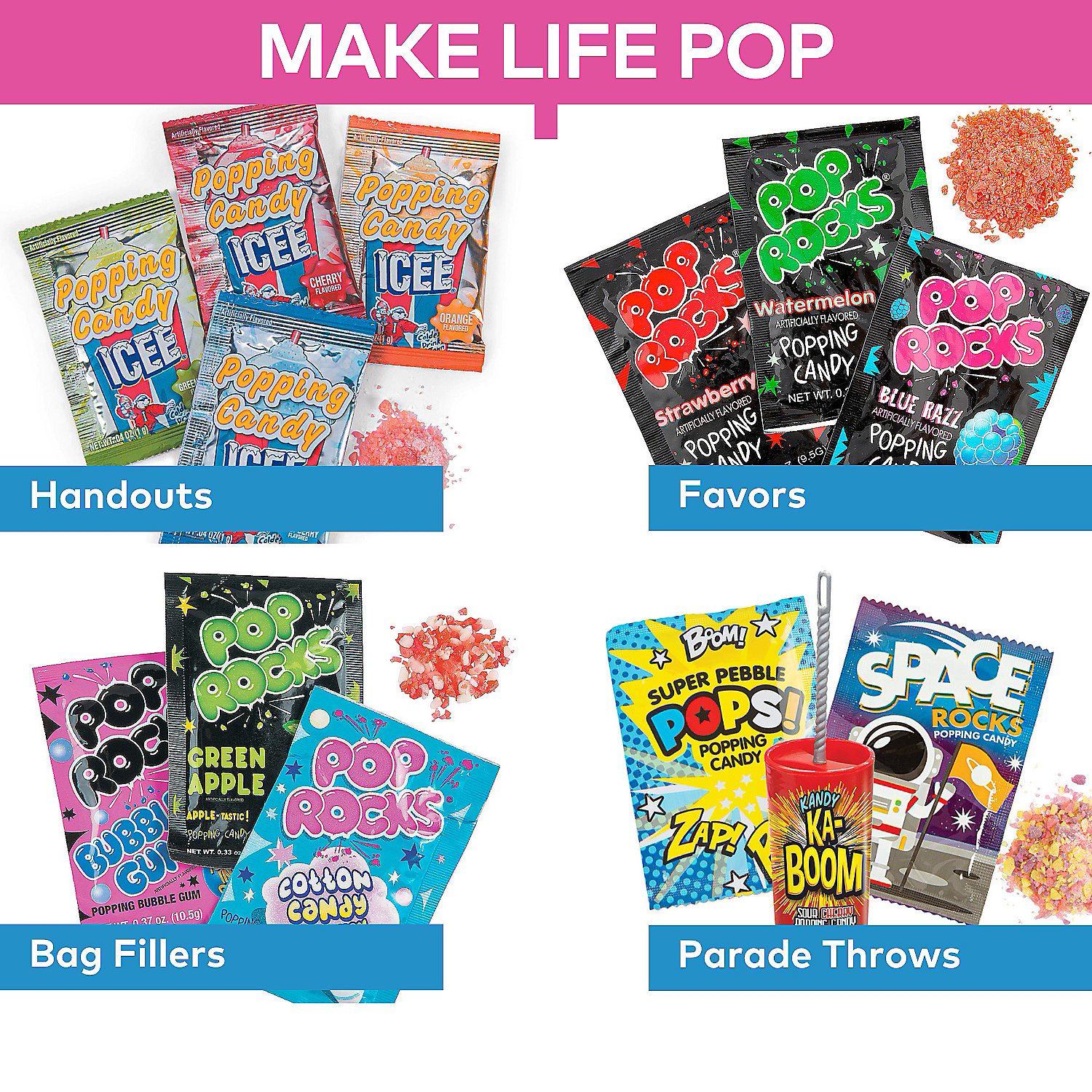 ICEE Popping Candy Bulk Bag (250 Count)