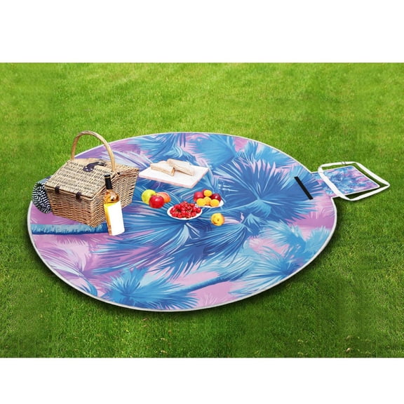Picnic Blankets Teencool Beach Blanket Creatively Tropical Breeze Pattern Outdoor Blanket for Travel