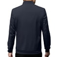 thumbnail image 4 of Jackets for Men, Men's Lightweight Bomber Jacket - Windproof Minimalist Design with Hidden & Side Pockets for Casual & Golf, 4 of 5