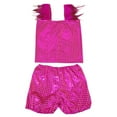 thumbnail image 3 of Tiijoy Girls Shiny Sequin Sleeveless Top and Shorts Set for Stage Show Party, Sizes 11-12, 3 of 3