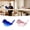 2 pack丨Blue+Pink, variant on zhonghuaying 1 pack Faceted Blue Polished Figurine Ornament Bird Shaped Tabletop Sculpture 10cm x 5.6cm x 5.6cm Overall Measurement Blue