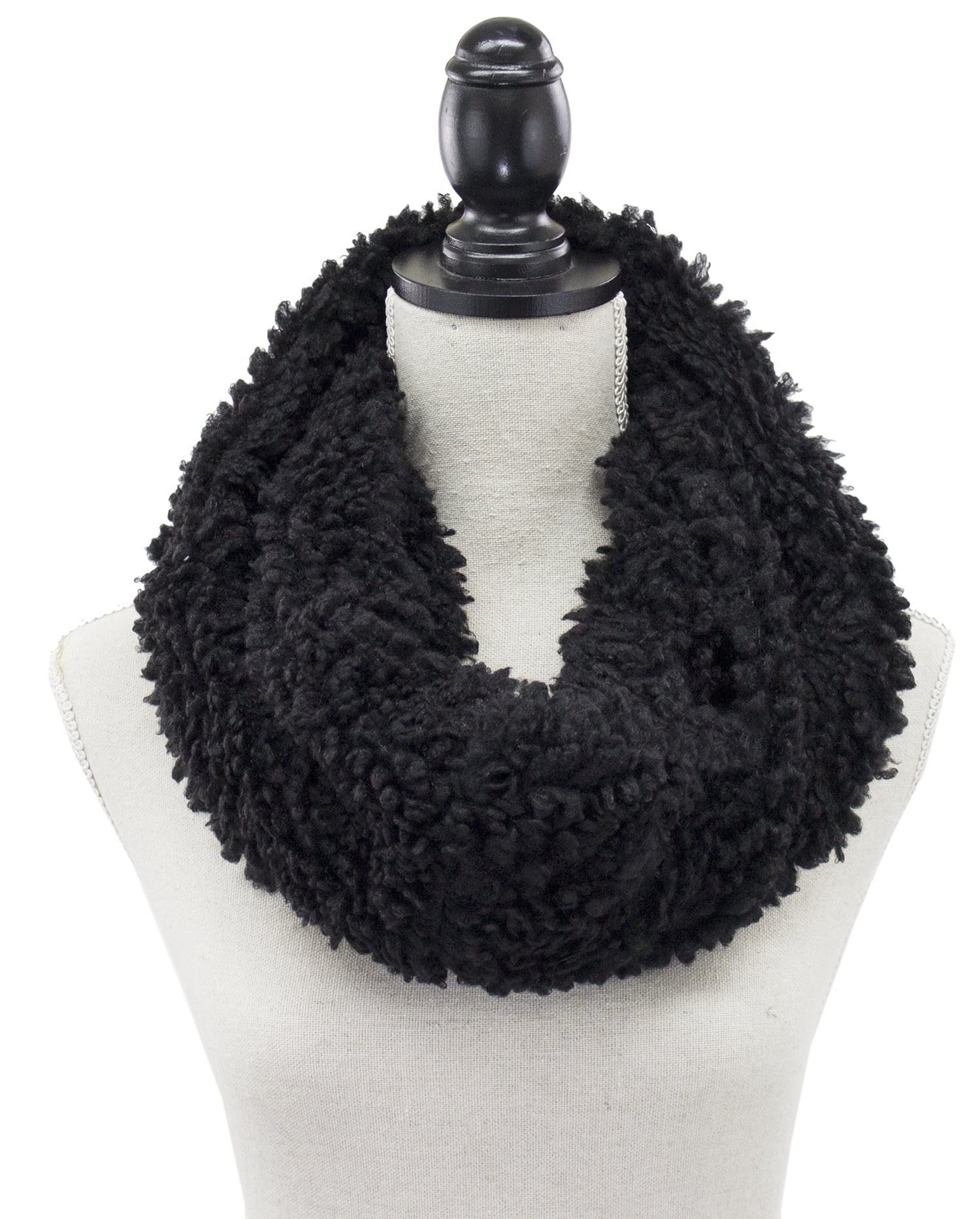 Lovely new super soft fluffy faux fur snood single loop scarf in various colours 