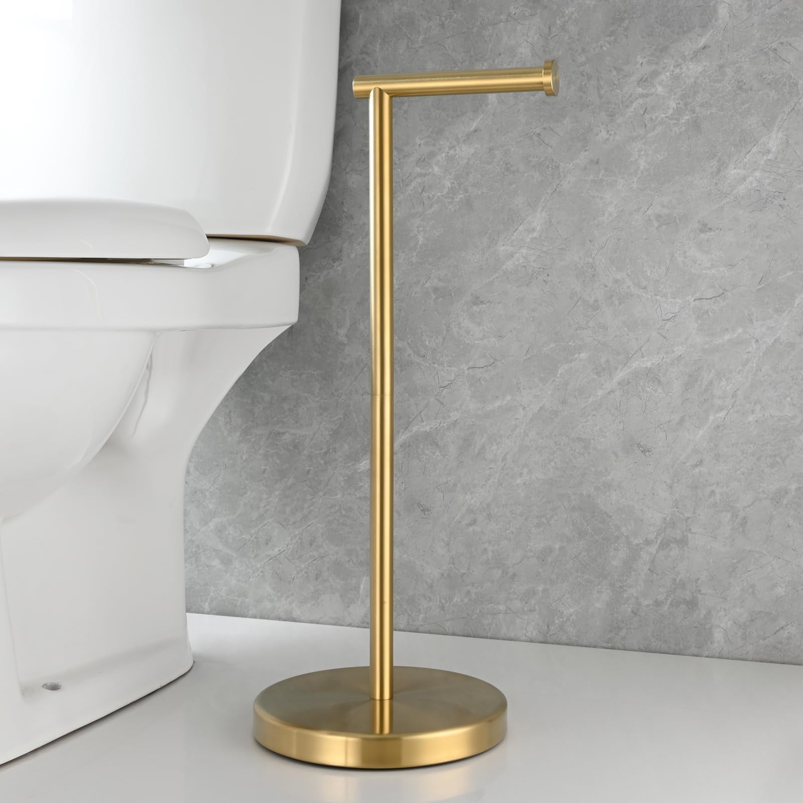 Brushed Nickel Toilet Paper Stand, Toilet Paper Holder Brushed Nickel