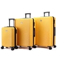 thumbnail image 1 of Tucci Italy Spettro Ensemble de Valises Rigides à Roulettes Pivotantes 3 Pcs, Extensible, Léger, Serrure Approuvée TSA, 20/28/30 Pouces, Jaune, 1 of 7